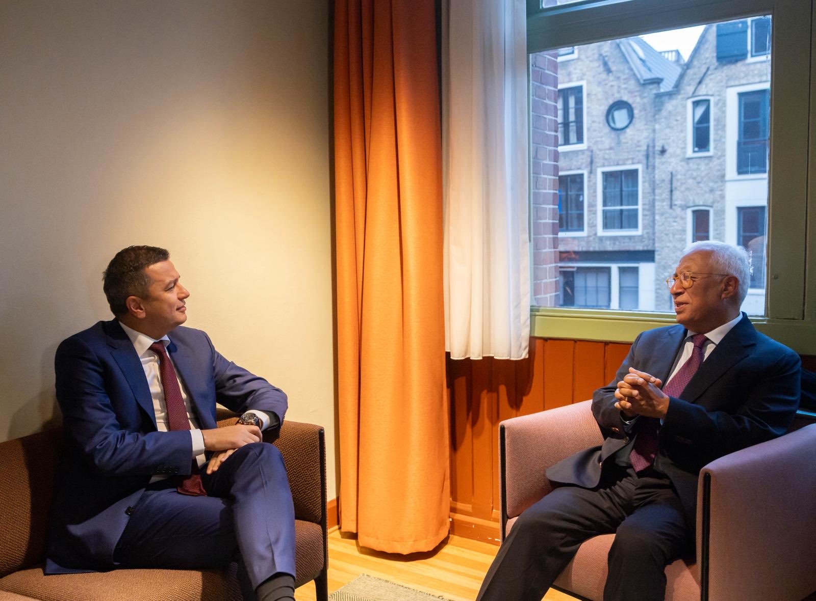 Sorin Grindeanu s-a întâlnit cu președintele Consiliului European. Ce teme au fost abordate