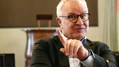 FILE PHOTO: Kristian Berg Harpviken, secretary of the Norwegian Nobel Committee, speaks during an interview at the Norwegian Nobel Institute in Oslo