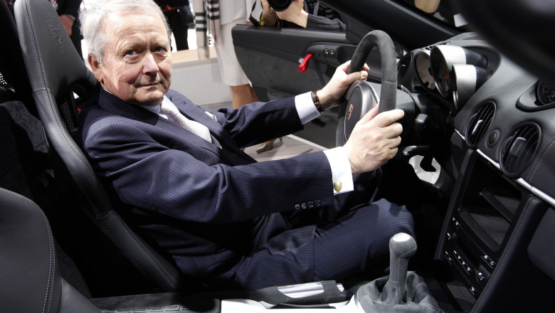 Chairman of the supervisory board of Porsche SE Wolfgang Porsche poses before annual shareholders meeting of Volkswagen AG in Hamburg