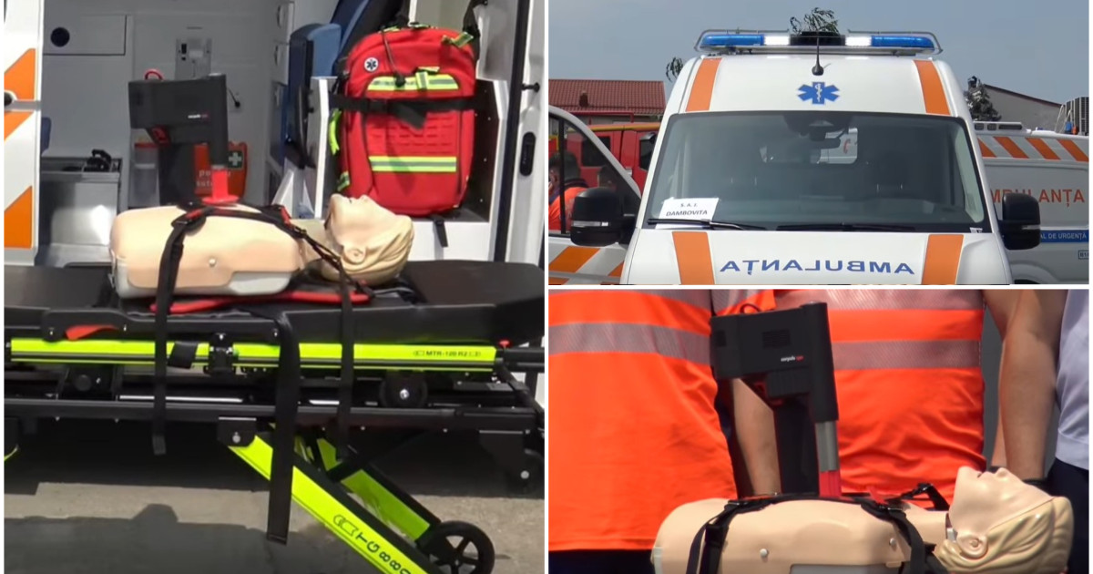 România primește 1.200 de ambulanțe noi cu tehnologie avansată de resuscitare. Cum funcționează?
