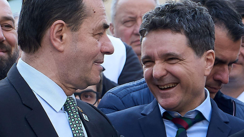 Bucharest, Romania. 6th Oct, 2025: Ludovic Orban (L) was officially appointed today, October 6th, 2025, as Presidential Adviser for Domestic Policy by Romanian President Nicusor Dan (R). - FILE PHOTO: (Bucharest, Romania. 17th Mar, 2024) Ludovic Orban (