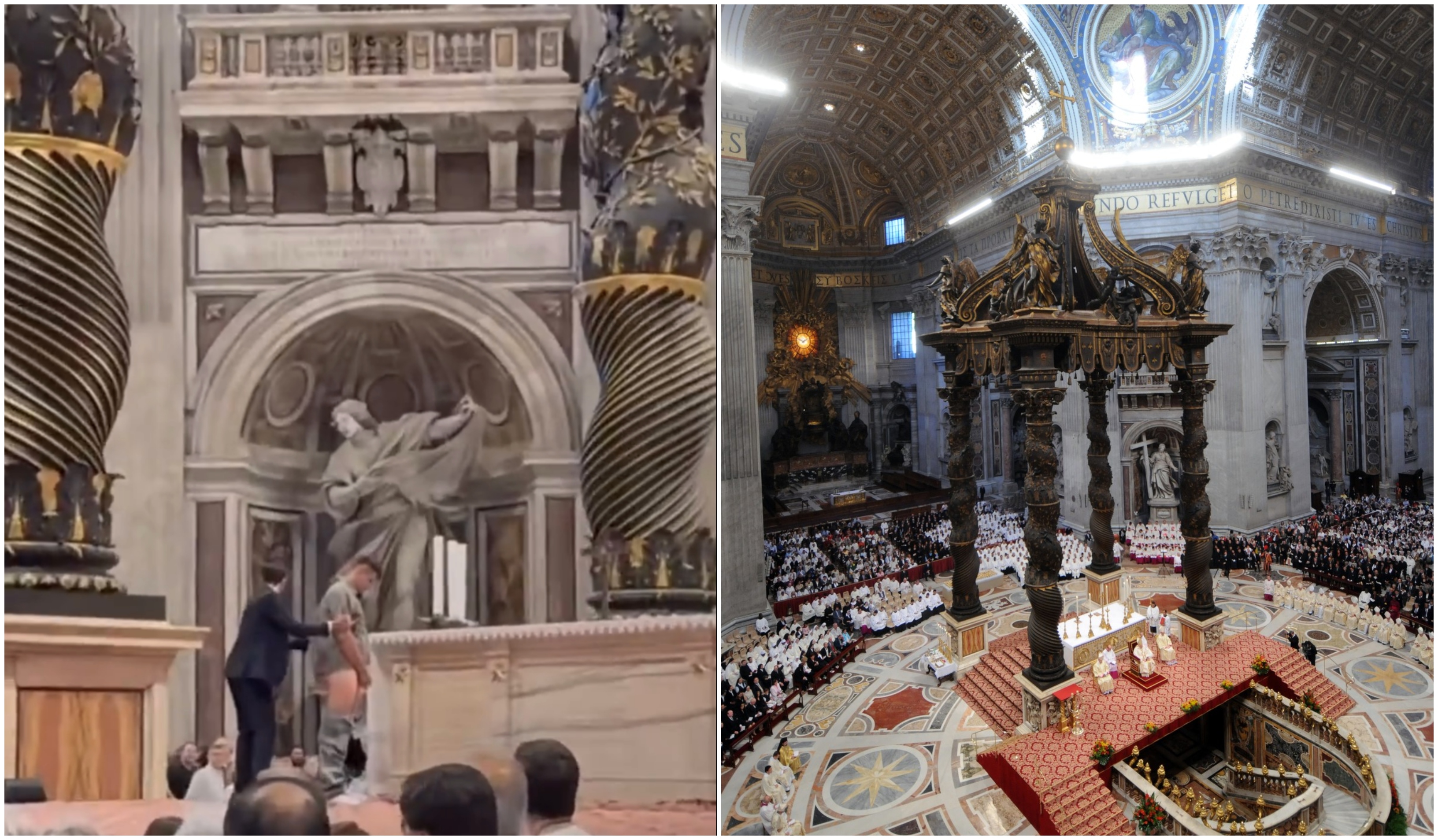 Gest scandalos la Vatican: un bărbat a urinat pe altarul Bazilicii Sfântul Petru