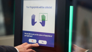 FILE PHOTO: Demonstration of the European Union's Entry/Exit System