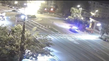 poliție pe drum in constanta