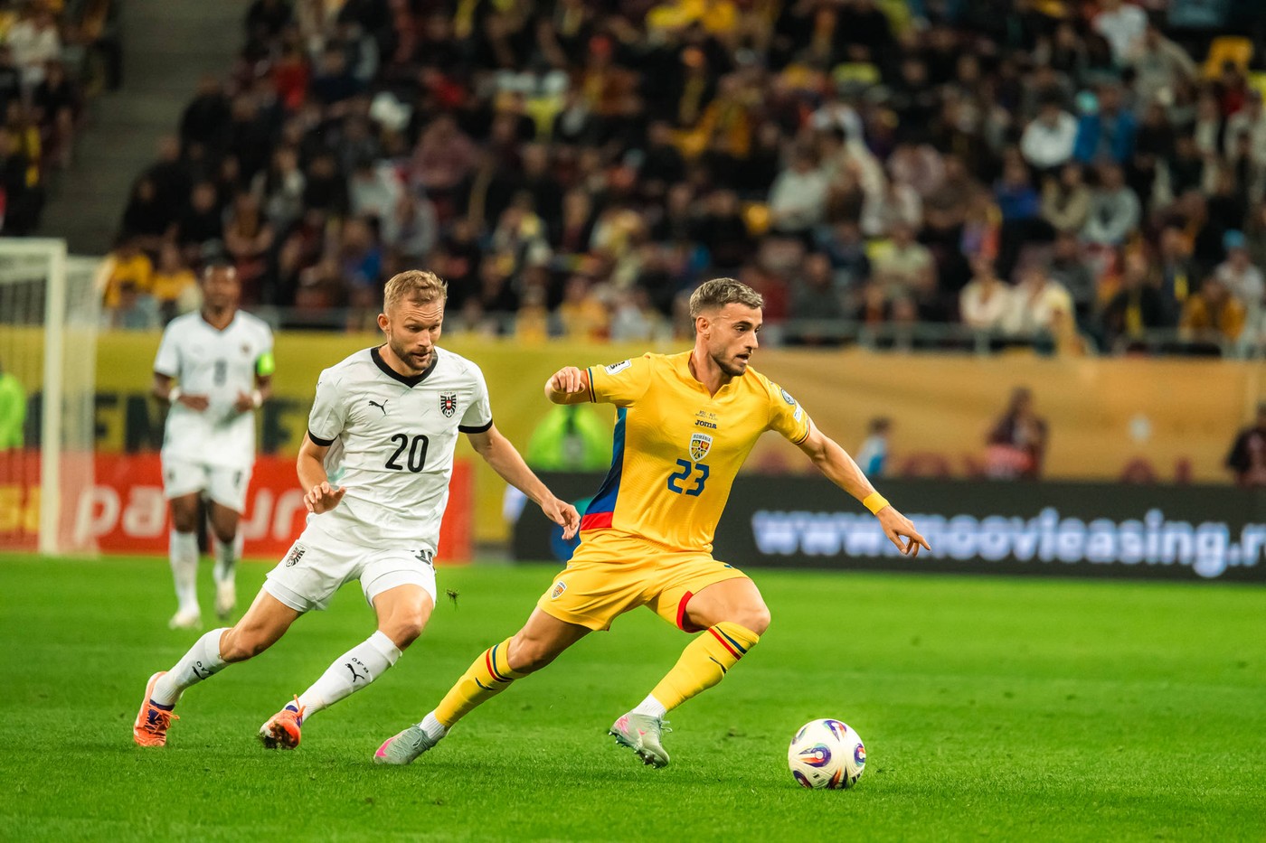 România - Austria 1-0, victorie in extremis pentru „Tricolori”. Gol decisiv în minutul 90+5 și speranțe pentru Cupa Mondială