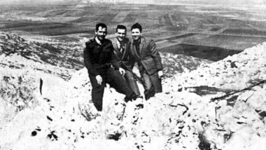 Eli Cohen, an Israeli spy, known for his espionage activities in Syria, pictured in the Golan Heights during his time as an undercover agent.