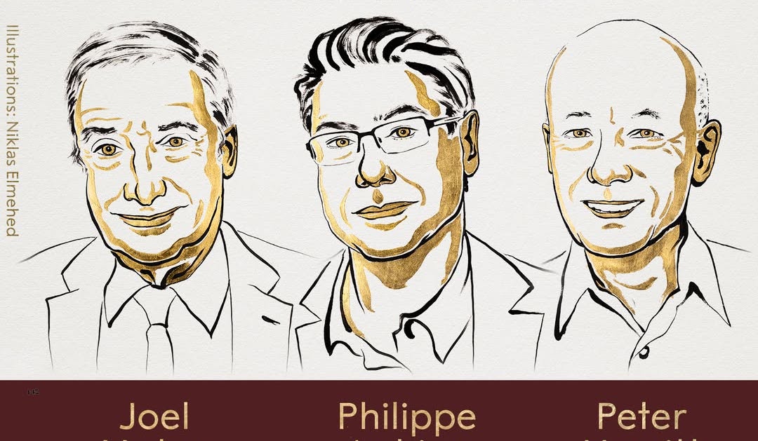 Nobelovo nagrado za ekonomijo prejeli Mokyr, Aghion in Howitt za raziskave o inovacijsko-vodeni rasti