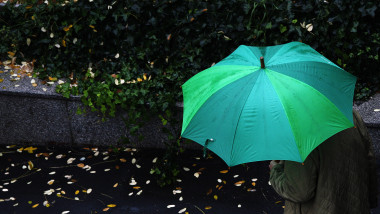 Toamnă ploaie umbrelă