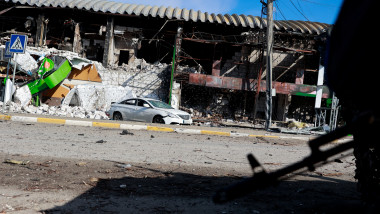 Scenă din Ucraina ocupată