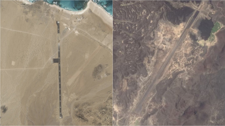aerodromuri construite pe insule din Marea Roșie și Golful Aden de coaliția anti-Houthi din Yemen