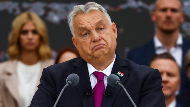 Viktor Orban cu figura dezamagita