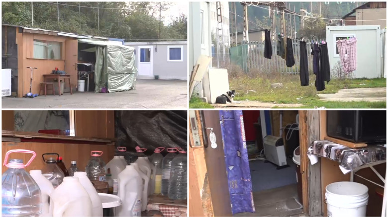 VIDEO  Drama oamenilor din Aninoasa, mutați în containere și uitați acolo. Cum arată viața în 20 de mp. Edil: „Viața te încearcă în tot felul”