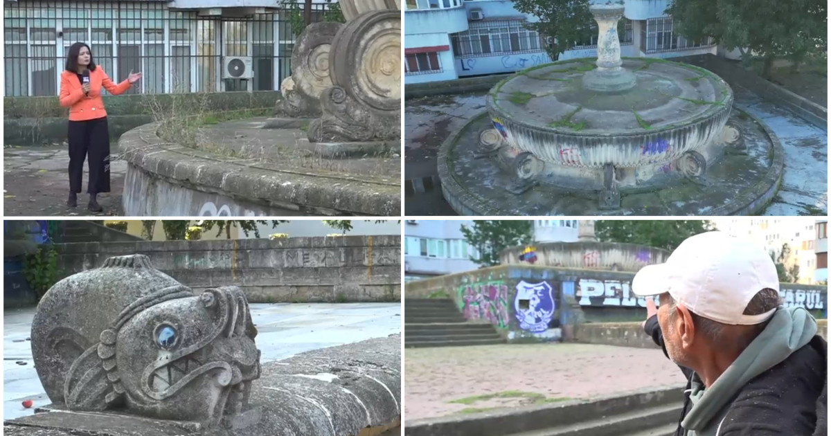 Istoria uitată a Fântânii Dragonului: Cum arată astăzi monumentul construit de deținuți comuniști?