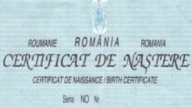 certificat de nastere