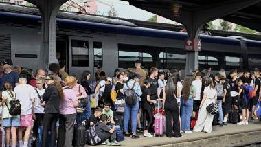 BUCURESTI - GARA DE NORD - ILUSTRATIE - AGLOMERATIE - 1 IUN 2024