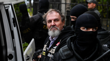 Juraj Cintula, accused of the 2024 attack on Slovak PM Robert Fico, attends the last day of his trial at the Specialised Criminal Court in Banska Bystrica