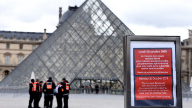 Day after Robbery of the closed Louvre Museum - Paris, France - 20 Oct 2025