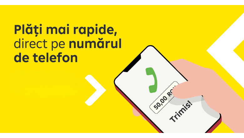 Transferuri de bani instant doar cu numărul de telefon direct din Smart Mobile