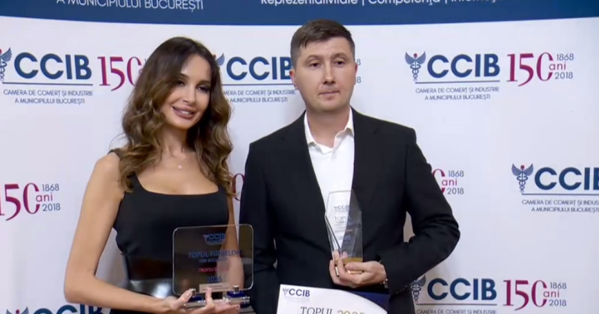 Premii pentru grupul Digi România și emisiunea Business Club de la Digi24 la gala organizată de Camera de Comerț și Industrie București