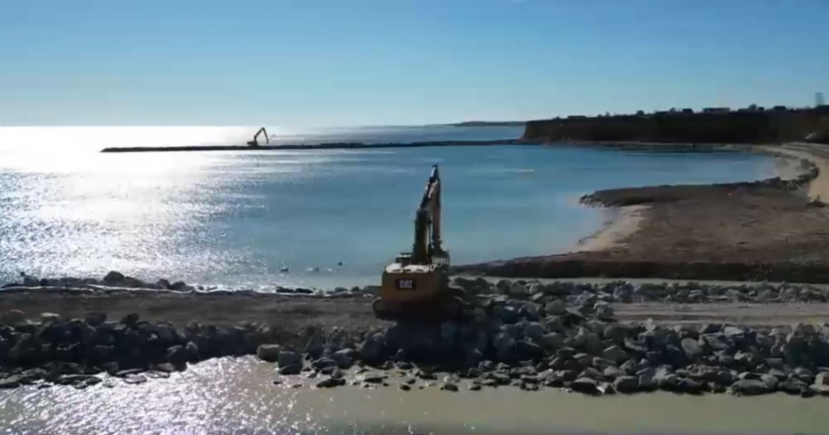 VIDEO Au început lucrările pentru extinderea plajelor din sudul litoralului.  Cum arată acum | Digi24