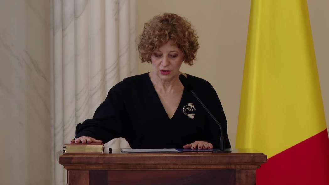 Oana Gheorghiu a depus jurământul în funcția de vicepremier, într-o scurtă ceremonie la Palatul Cotroceni