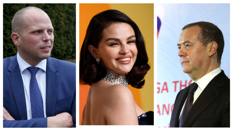 Theo Francken, Selena Gomez, Dmitri Medvedev