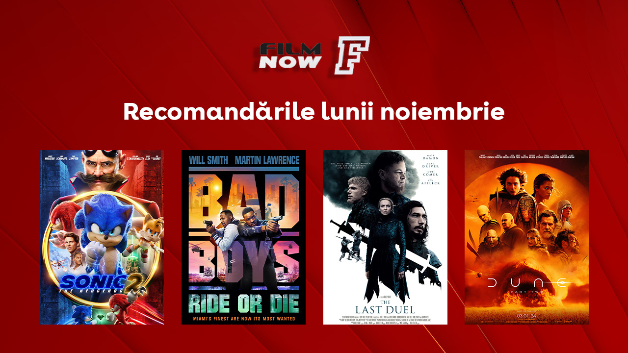 Noiembrie, luna aventurii și a suspansului la Film Now