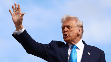 U.S. President Donald Trump departs Tokyo