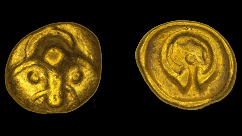 Misterul „Cupei curcubeului”: o monedă celtică rară, veche de 2.200 de ani, descoperită în Germania. Cum a ajuns acolo