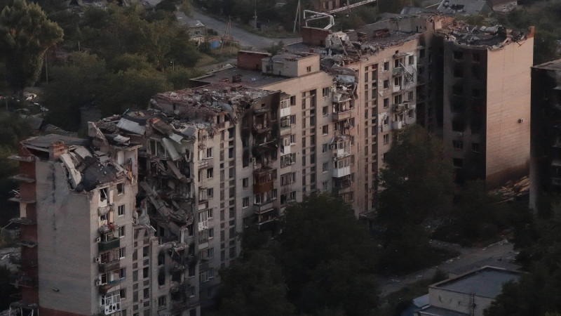 cladiri distruse-Pokrovsk