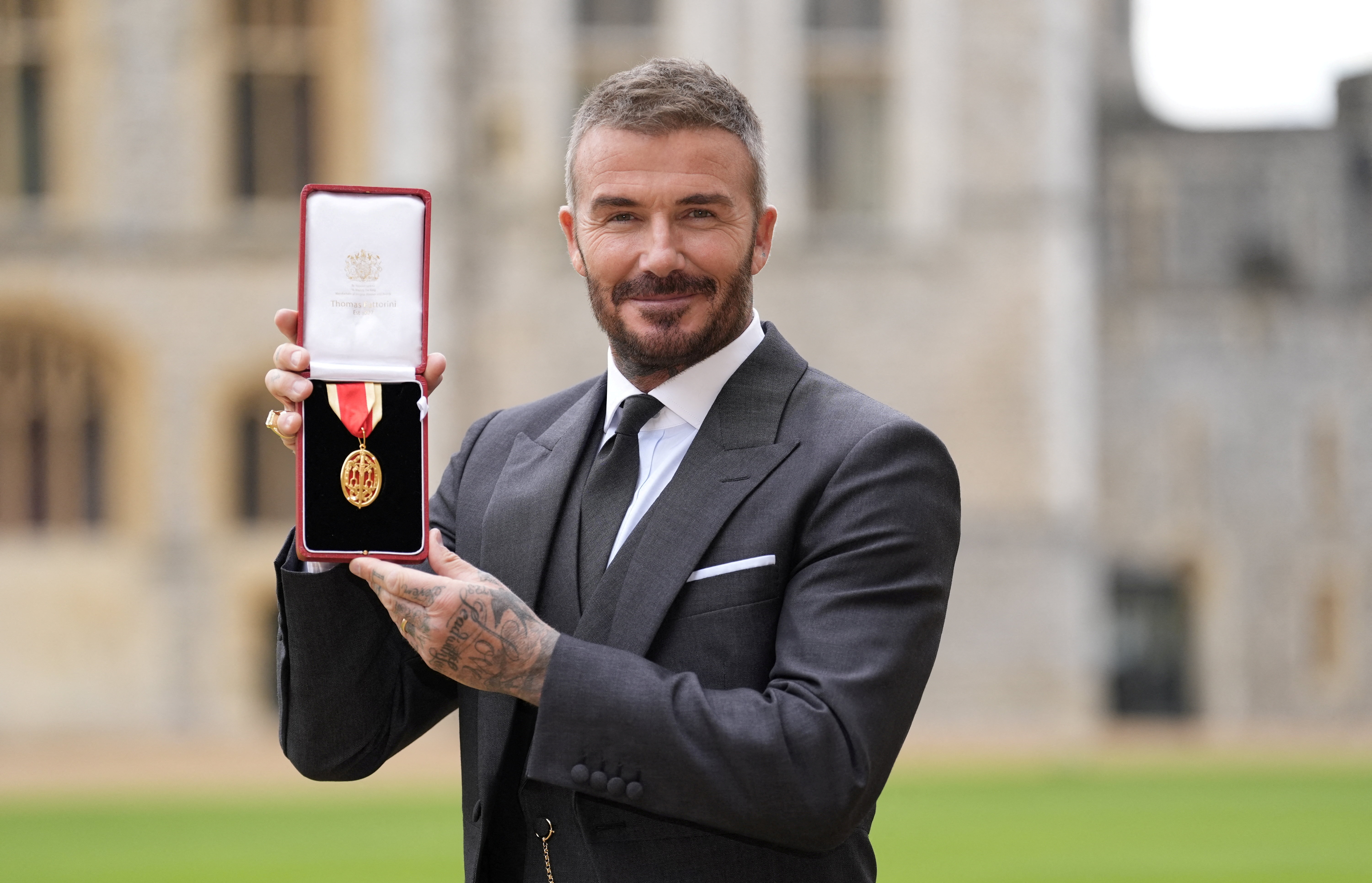 „Sir David Beckham”: Starul fotbalului englez a fost înnobilat de Regele Charles