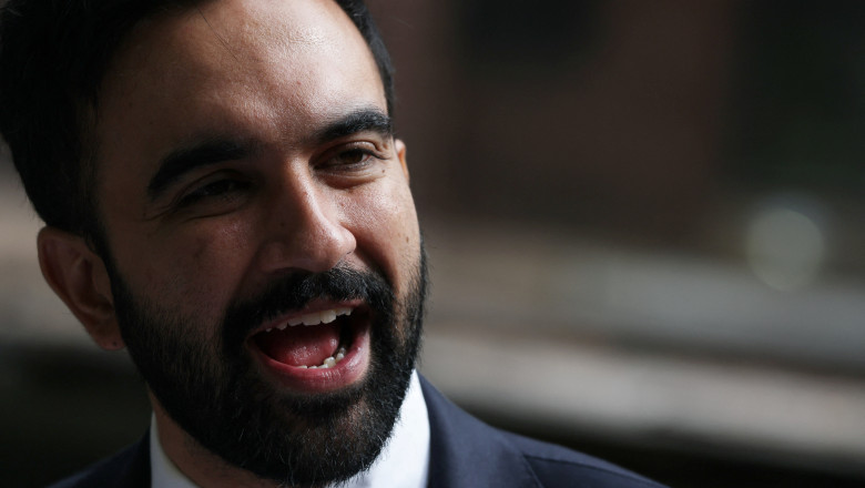 New York City mayoral candidate Zohran Mamdani campaigns in New York City