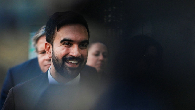 New York City mayoral candidate Zohran Mamdani campaigns in New York