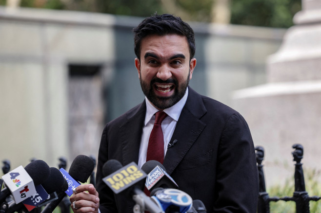 New York City mayoral candidate Zohran Mamdani campaigns in New York City