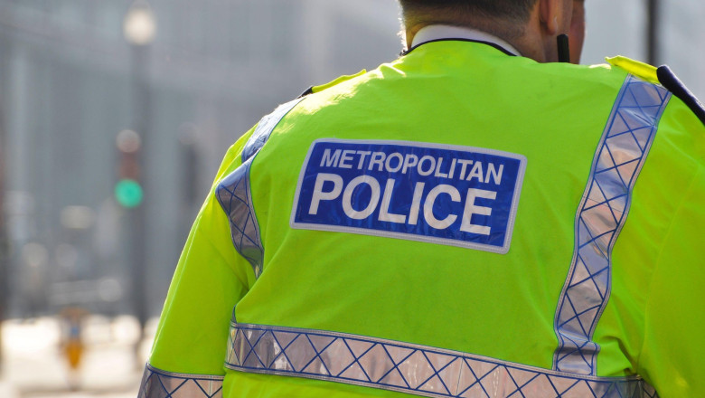 Metropolitan police in London