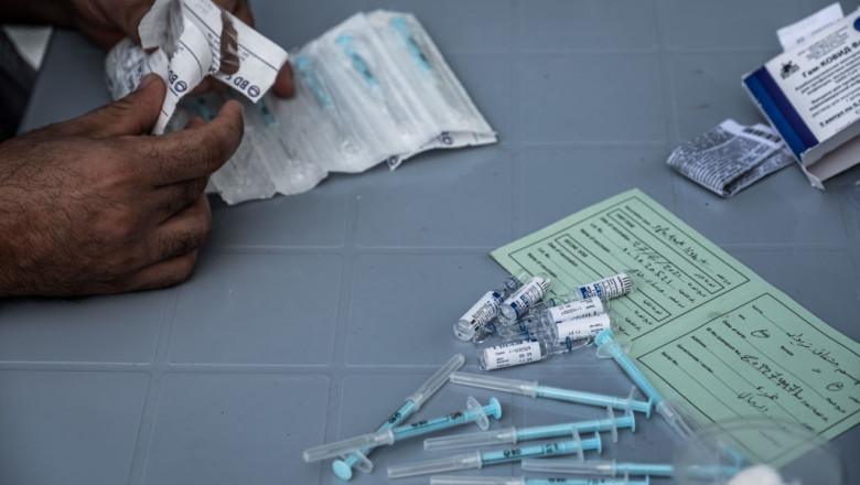 Vaccination Campaign Continues Amid Surge In Coronavirus Cases In Gaza