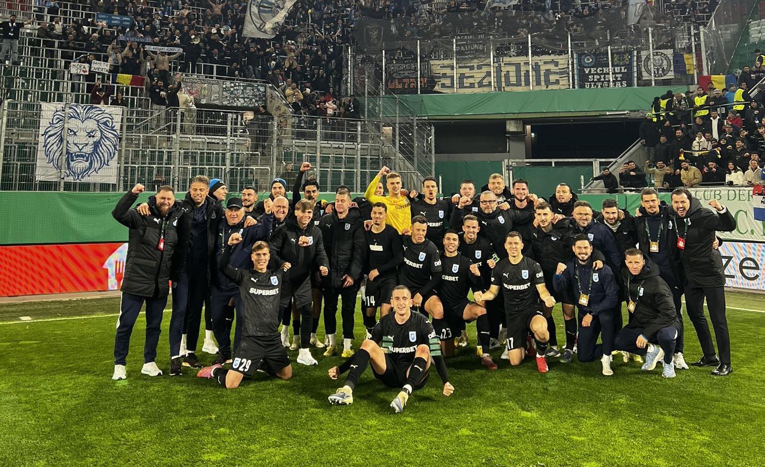 Universitatea Craiova, prima victorie în Conference League, după un meci cu multe ratări