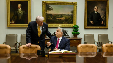 Donald Trump receives Viktor Orban