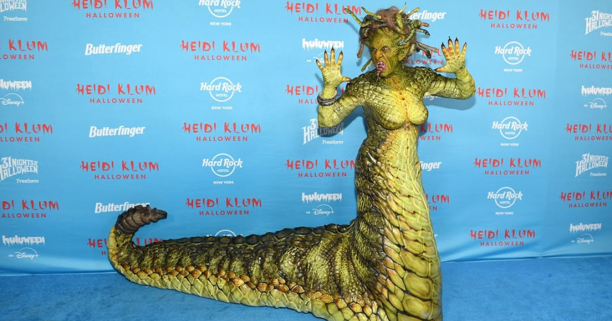 Heidi Klum devine Meduza la Halloween 2025