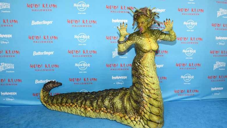 VIDEO  Heidi Klum a devenit personajul mitic „Meduza”, la petrecerea de Halloween 2025. Imagini cu transformarea spectaculoasă