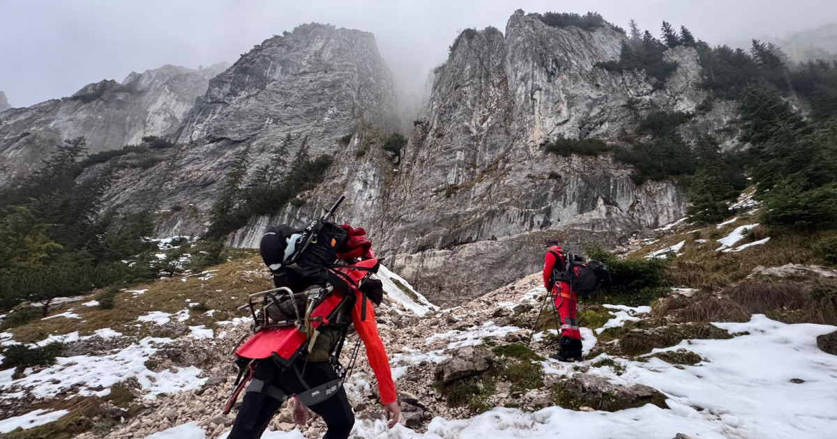 Salvări în lanț pe munții Brașovului