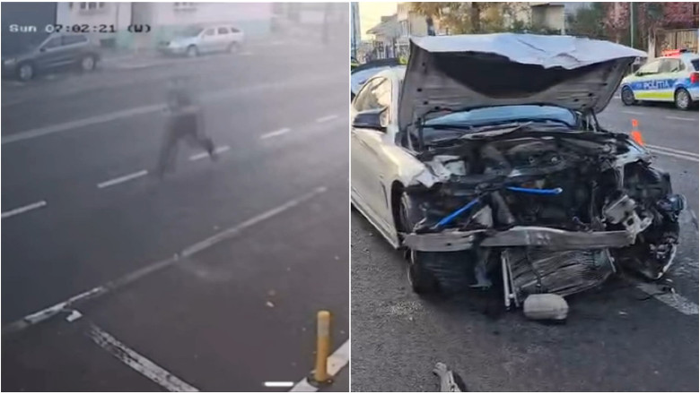 VIDEO  Momentul în care un polițist beat provoacă un accident grav în Constanța și apoi fuge de la locul faptei. Trei femei au fost rănite