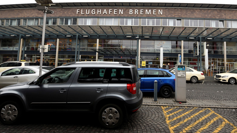 The airport in seen in Bremen