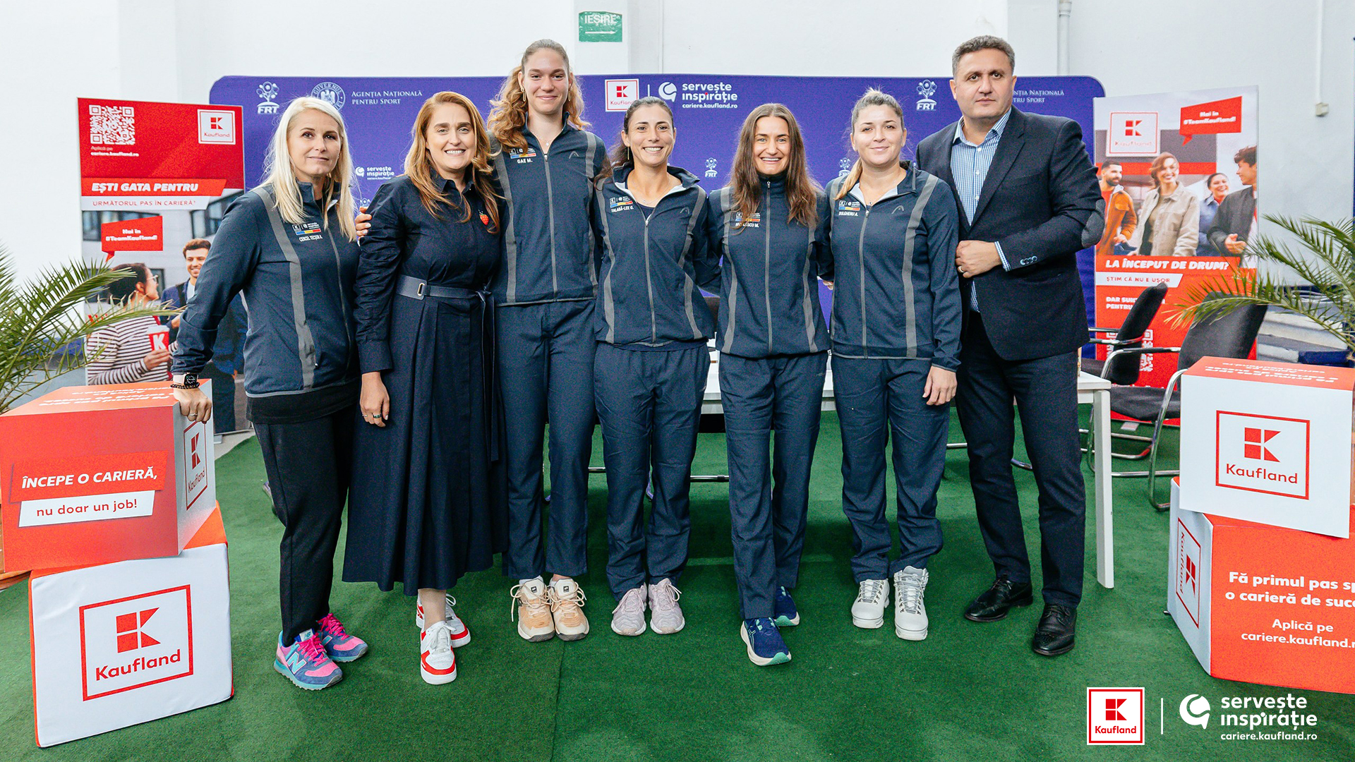 (P) Kaufland se alătură Federației Române de Tenis și lansează „Servește Inspirație”, platforma ce conectează cariera și sportul