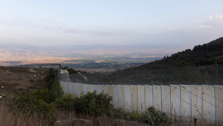 zid linia albastra liban israel