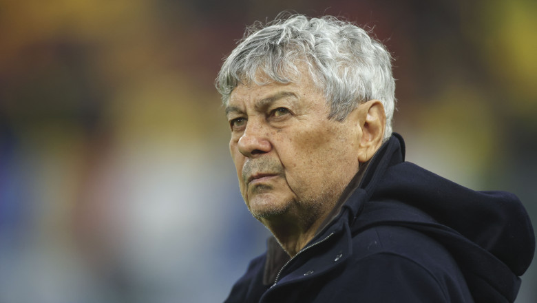 mircea lucescu la marginea terenului