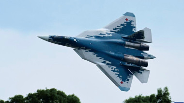 SUKHOI Su-57 Russian stealth fighter. Photo: Xinhua
