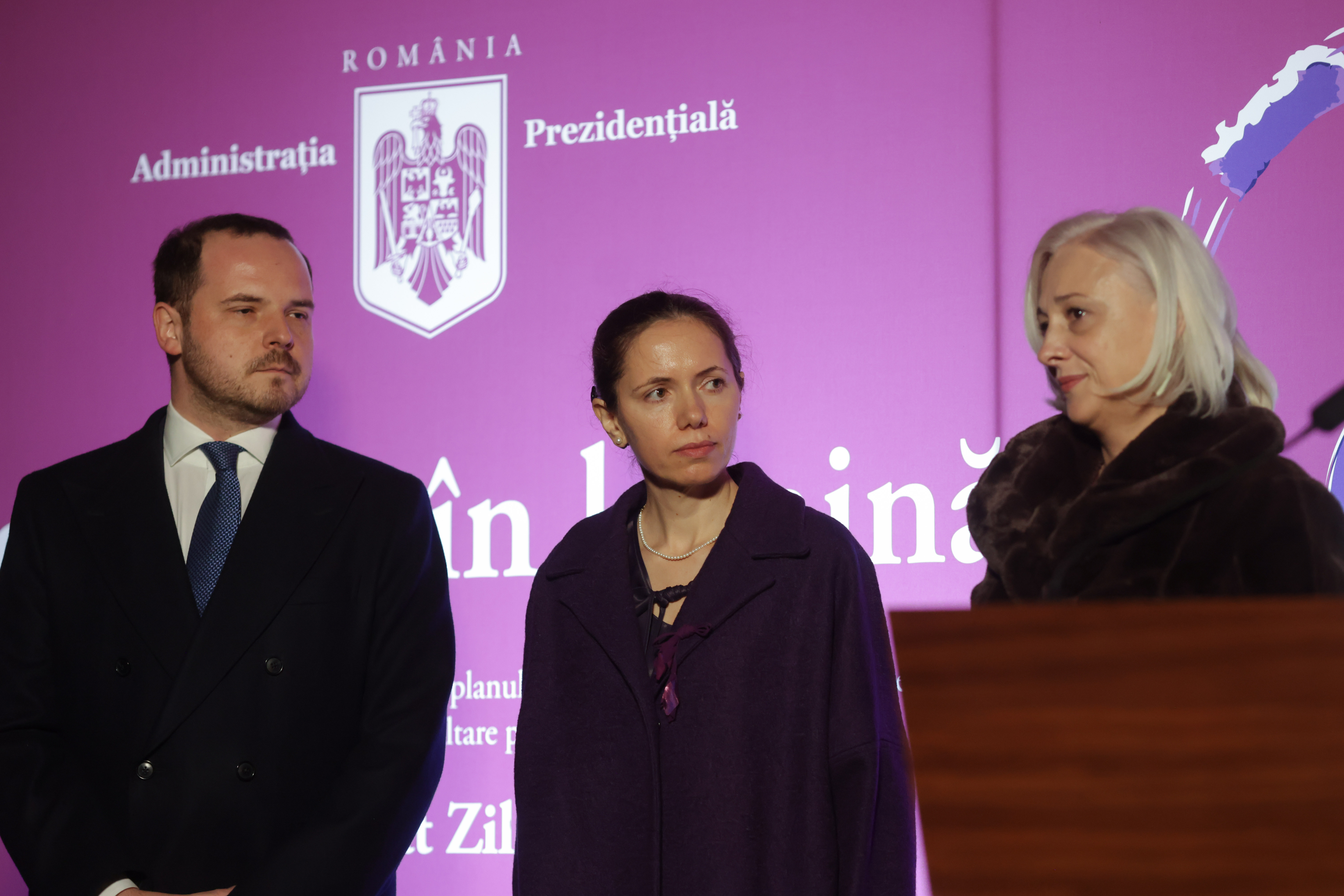 Palatul Cotroceni, iluminat în violet pentru copiii născuți prematur în România. Mesajul partenerei președintelui Nicușor Dan