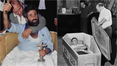 Mick Meaney, muncitor din Irlanda, care a stat 61 de zile într-un sicriu