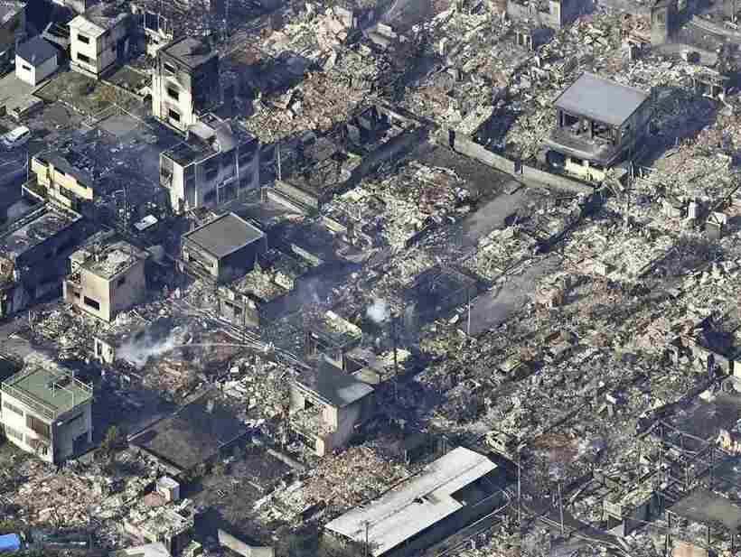 Incendiu uriaș într-un oraș japonez: 170 de clădiri ard în Oita. Cel puțin o persoană a murit